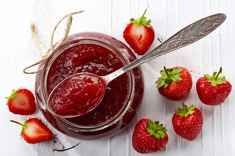 Strawberries spoon sweet