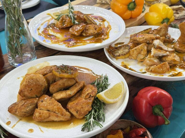 Φιλετάκια κοτόπουλο λεμονάτα στο τηγάνι