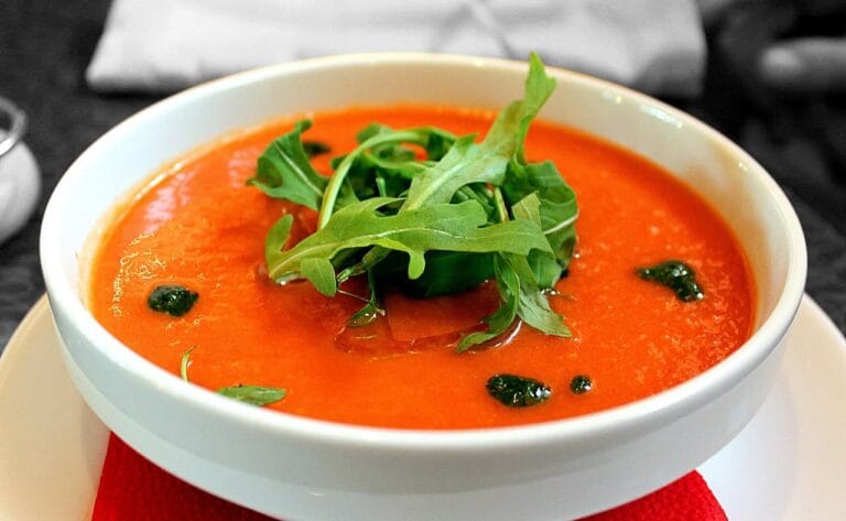 Gazpacho, κρύα σούπα ντομάτας