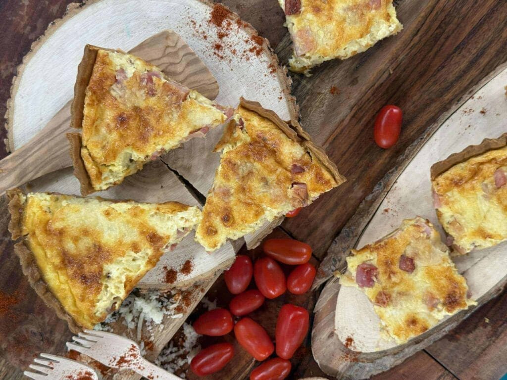 Quiche Lorraine με μπέικον και καπνιστό τυρί 1 Quiche Lorraine με μπέικον και καπνιστό τυρί