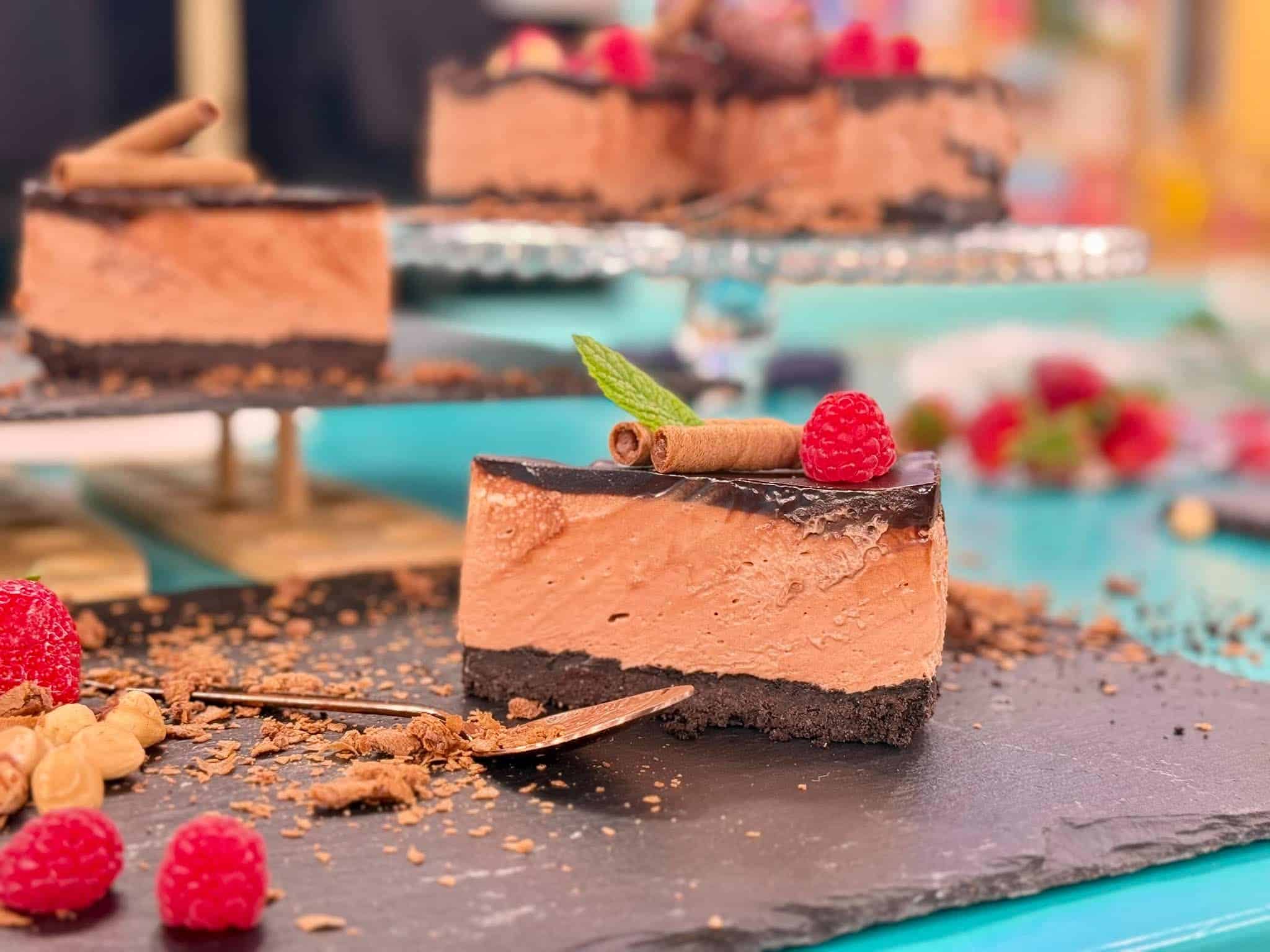 Cheesecake σοκολάτα πραλίνα